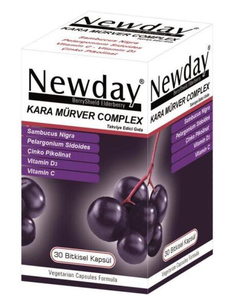 Newday Kara Mürver Complex 30 Kapsül