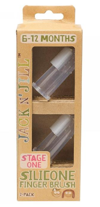 Jack And Jill Silikon Parmak Fırçası | 2 Adet