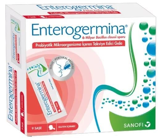 Enterogermina Yetişkin Probiyotik 9 Şaşe | Ağızda Eriyen Saşe
