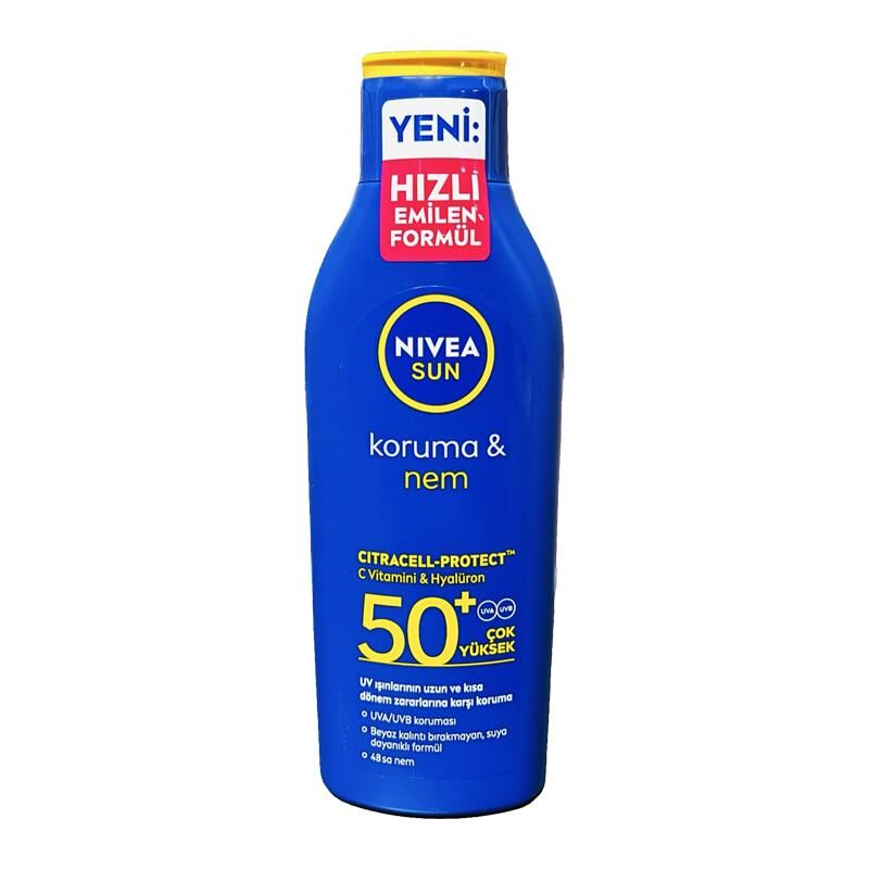 Nivea Sun Koruma ve Nem Güneş Losyonu SPF50+ 200ml