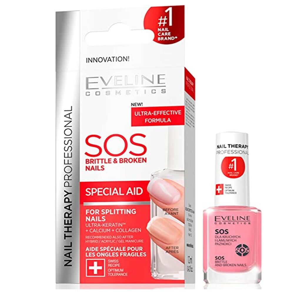 Eveline SOS Sepecial Aid Brittle Broken Nails 12ml | Tırnak Bakımı