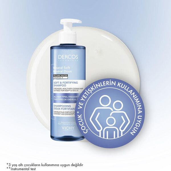 Vichy Dercos Mineral Soft Şampuan 400ml