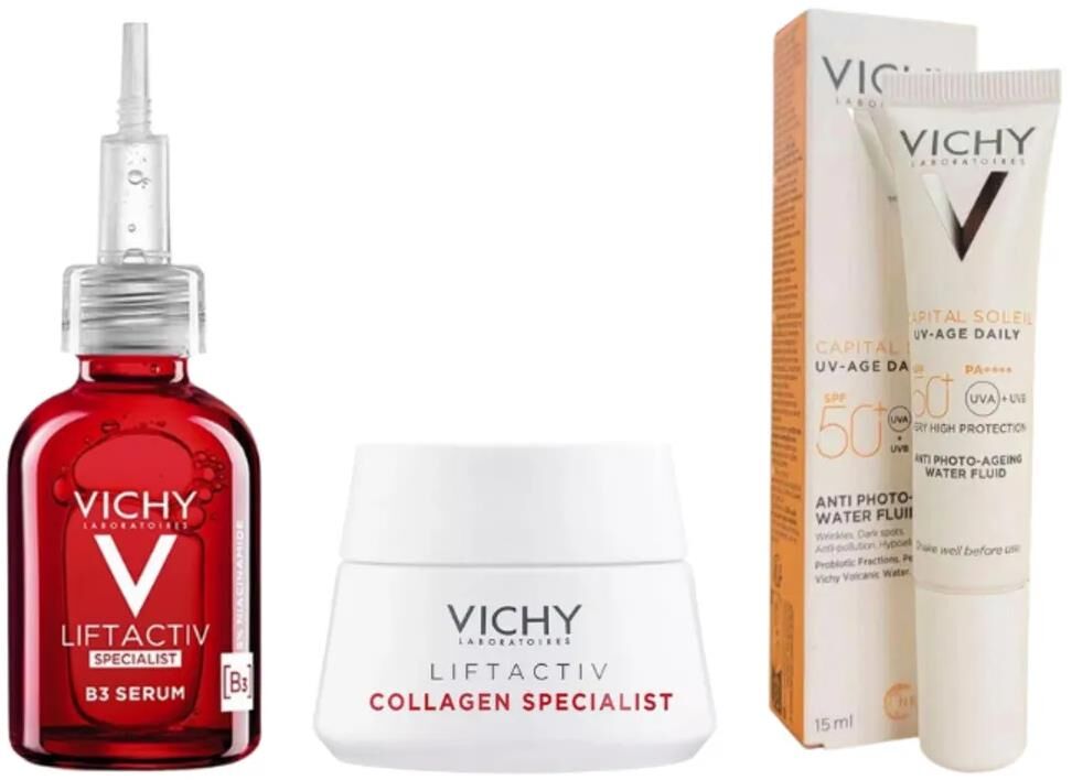 Vichy Lifactiv Koyu Leke Karşıtı Bakım Rutini Seti 3'lü