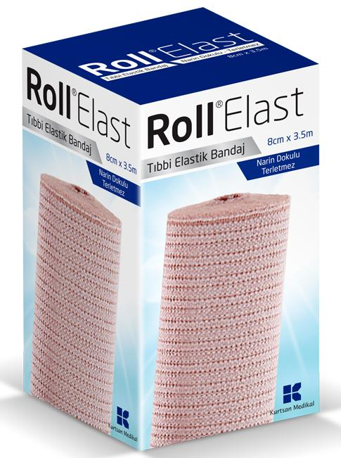 Roll Elast Bandaj 8cm x 3,5m | Ten Rengi