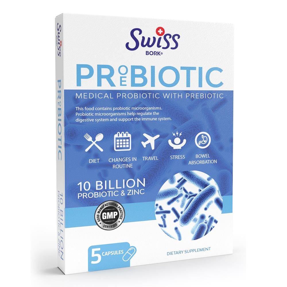 Swiss Bork Proebiotic 5 Kapsül
