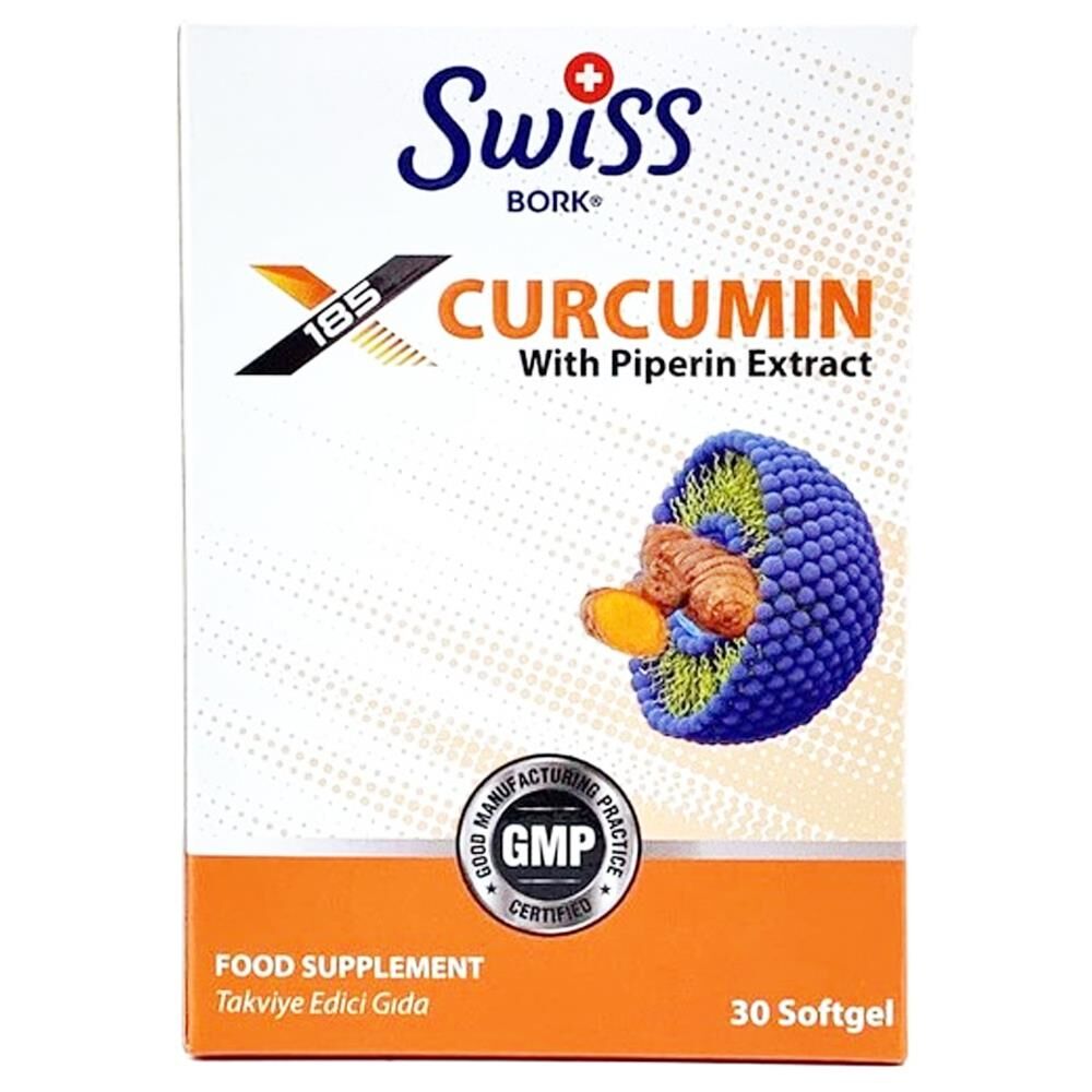 Swiss Bork Curcumin with Piperin 30 Softgel