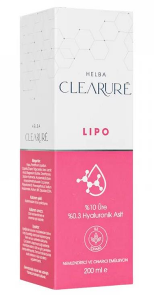 Clearure Lipo %10 Üre Nemlendirici Emülsiyon 200 ml