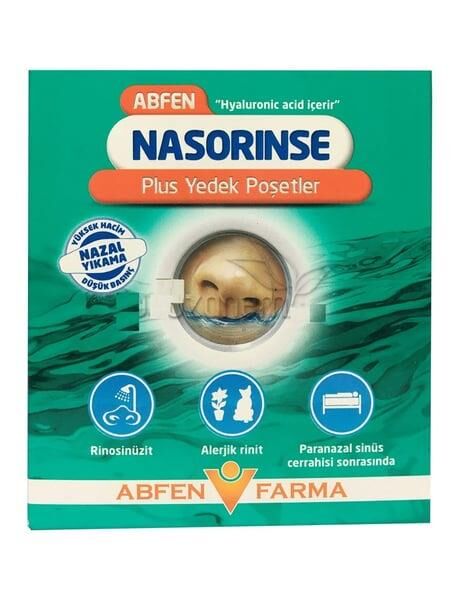 Abfen Sinus Rinse Yetişkin Plus Nazal Yıkama Yedek Poşet 50 Adet