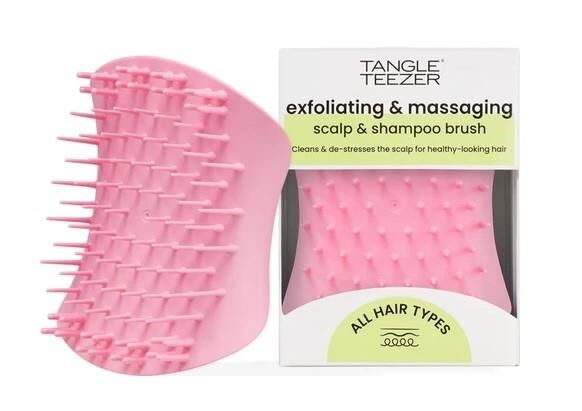 Tangle Teezer Pretty Pink Saç Derisi Masaj Ve Eksfoliye Edici Fırça