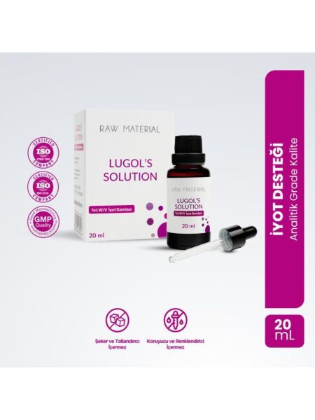Raw Materıal Lugol Solutıon %5 20ml