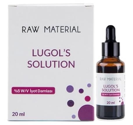 Raw Materıal Lugol Solutıon %5 20ml