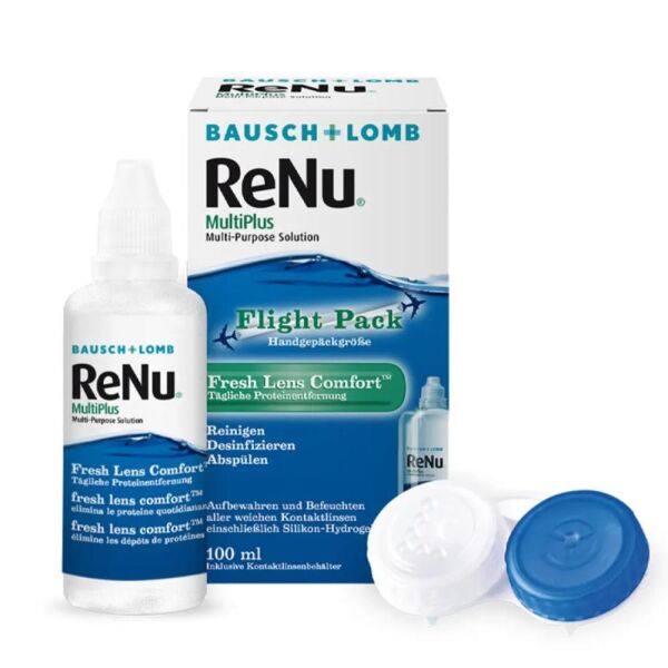 Renu Multiplus Çok Amaçlı Lens Solüsyonu 100ml | Flight Pack