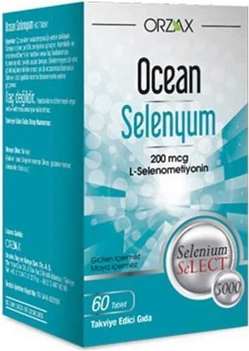 Orzax Ocean Selenyum 200mcg 60 Tablet