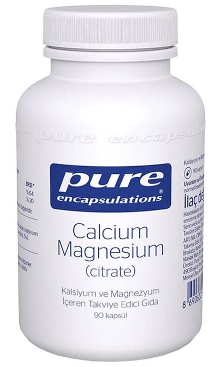 Pure Encapsulations Calcium Magnesium (Citrate) 90 Kapsül
