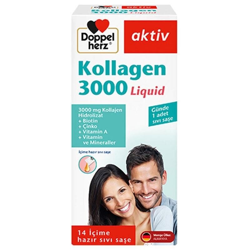 DoppelherzAktiv Kollagen 3000 Liquid 10ml x 14 Saşe