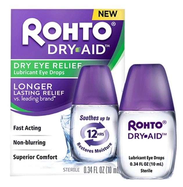 Jaso Pharma Rohto Dry Aid Eye Drops 10ml | Kayganlaştırıcı Göz Damlası