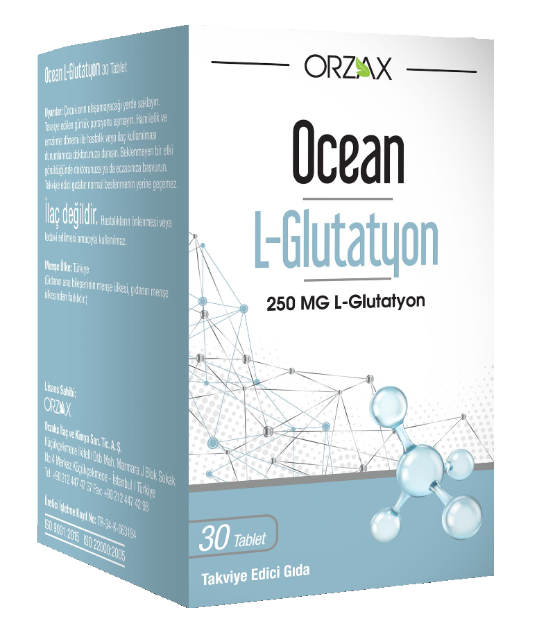 Orzax Ocean L-Glutatyon 250mg 30 Tablet