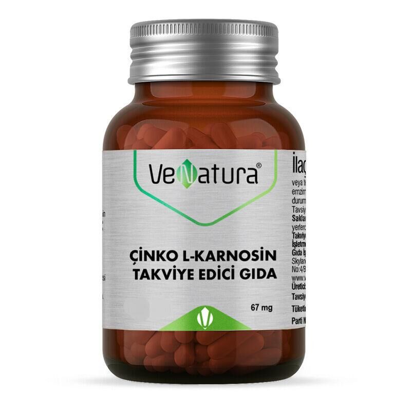 Venatura Çinko L-Karnosin 30 Kapsül
