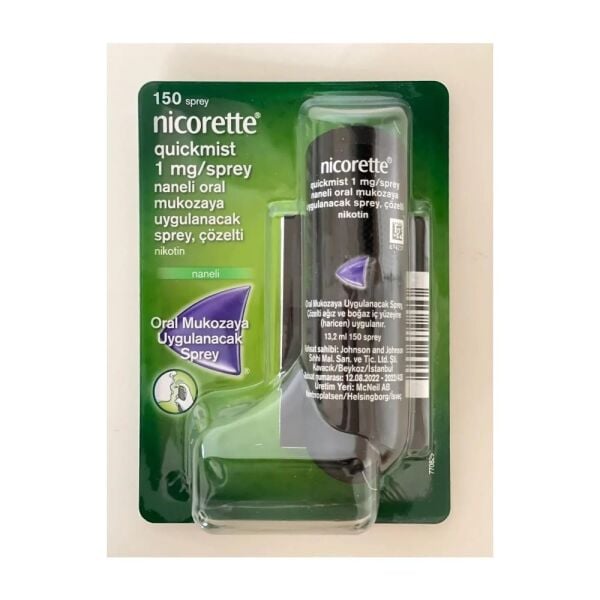 Nicorette Quickmist 1mg Naneli Sprey