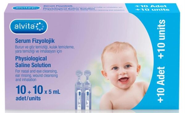 Alvita Serum Fizyolojik 20 Adet x 5ml