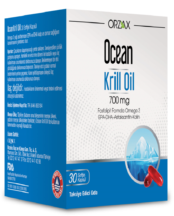 Orzax Ocean Krill Oil 30 Softjel