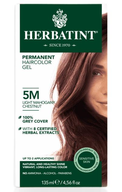Herbatint 5M Light Mahogany Chestnut Hair Color | Açık Kestane Saç Boyası