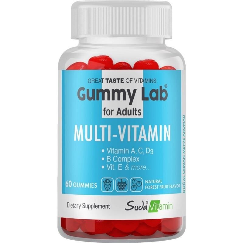 Gummy Lab Multivitamin 60 Gummies | Orman Meyvesi Aromalı
