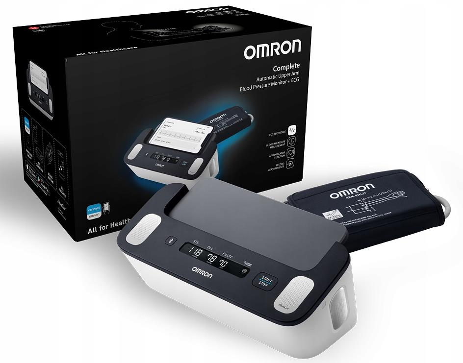 Omron Complete HEM-7530T Tansiyon Aleti ve EKG Cihazı