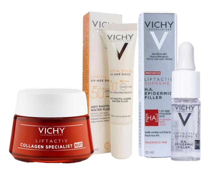 Liftactiv Collagen Specialist 50ml+Supreme H.A. Filler serum 10ml+Capital soleil spf+50 15ml