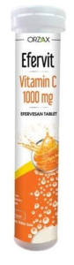Orzax Efervit Vitamin C 1000mg Effervesan 20 Tablet