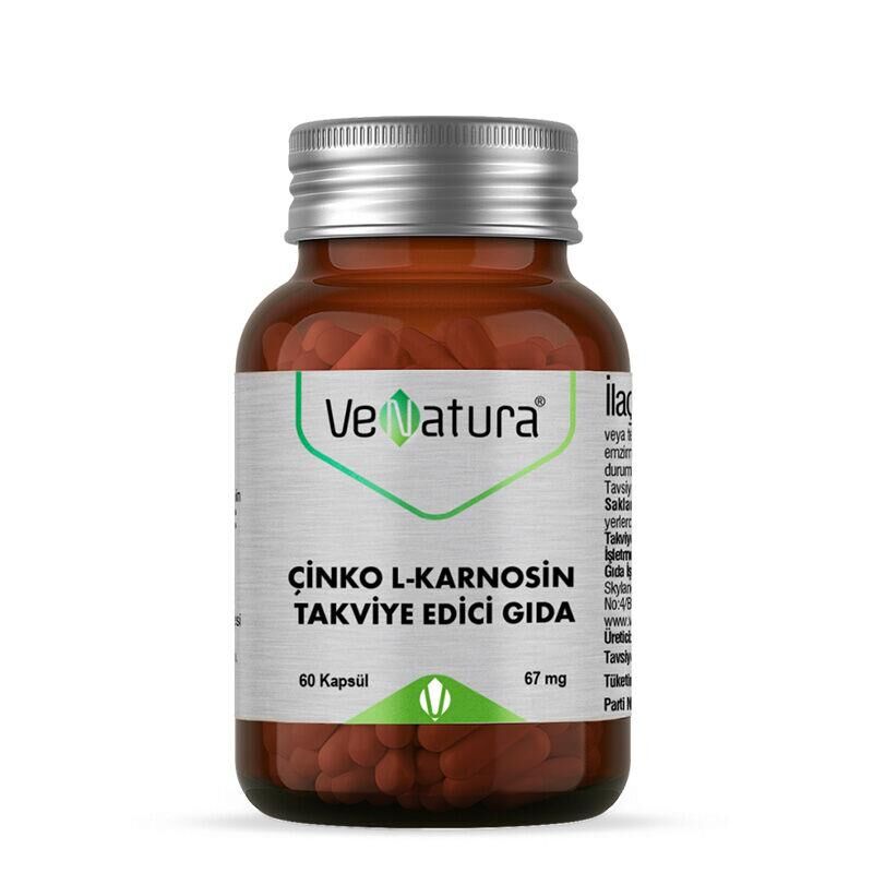 Venatura Çinko L-Karnosin 60 Kapsül