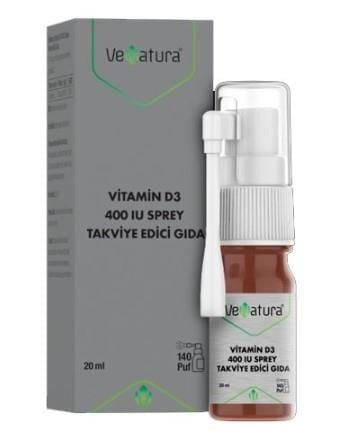 Venatura Vitamin D3 400IU Sprey 20ml