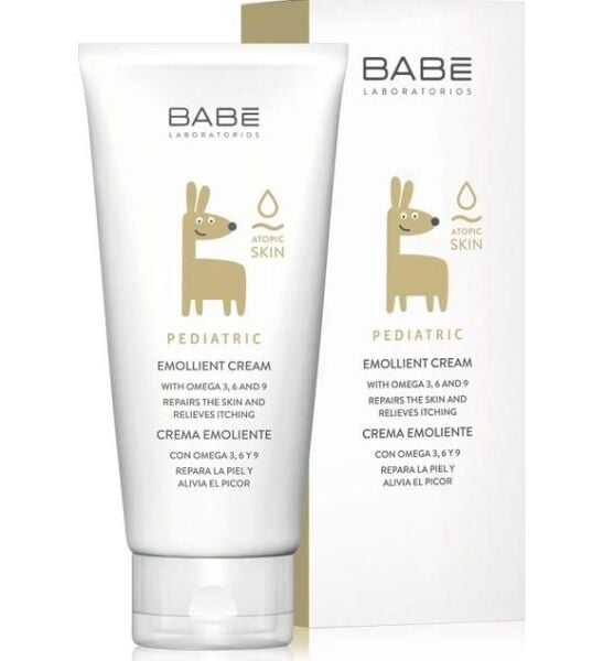 Babe Pediatric Emollient Cream 200 ml |  Çok Kuru Ciltli Bebek ve Çocuk İçin Nemlendirici Krem