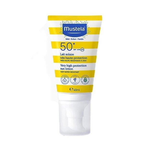 Mustela Protective Face Cream SPF50+ 40ml | Yüksek Korumalı Güneş Losyonu