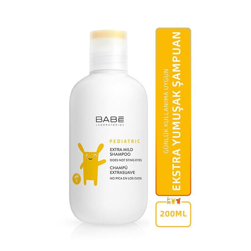 Babe Pediatric Extra Mild Shampoo 200 ml | Bebekler ve Çocuklar İçin Şampuan
