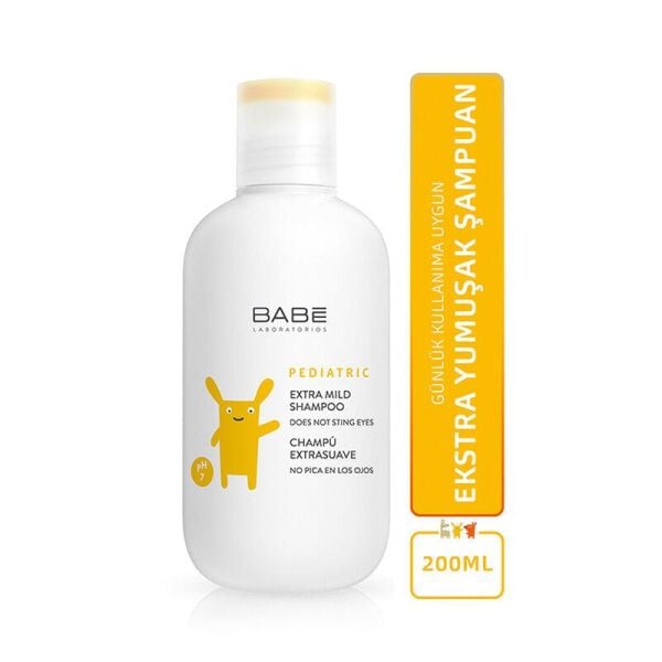 Babe Pediatric Extra Mild Shampoo 200 ml | Bebekler ve Çocuklar İçin Şampuan
