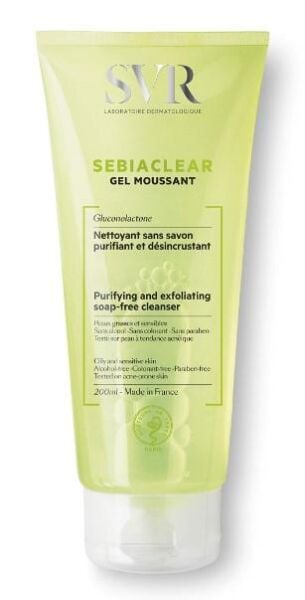 SVR Sebiaclear Foaming Gel 200ml | Yağlı ve Hassas Ciltler İçin Temizleme Jeli