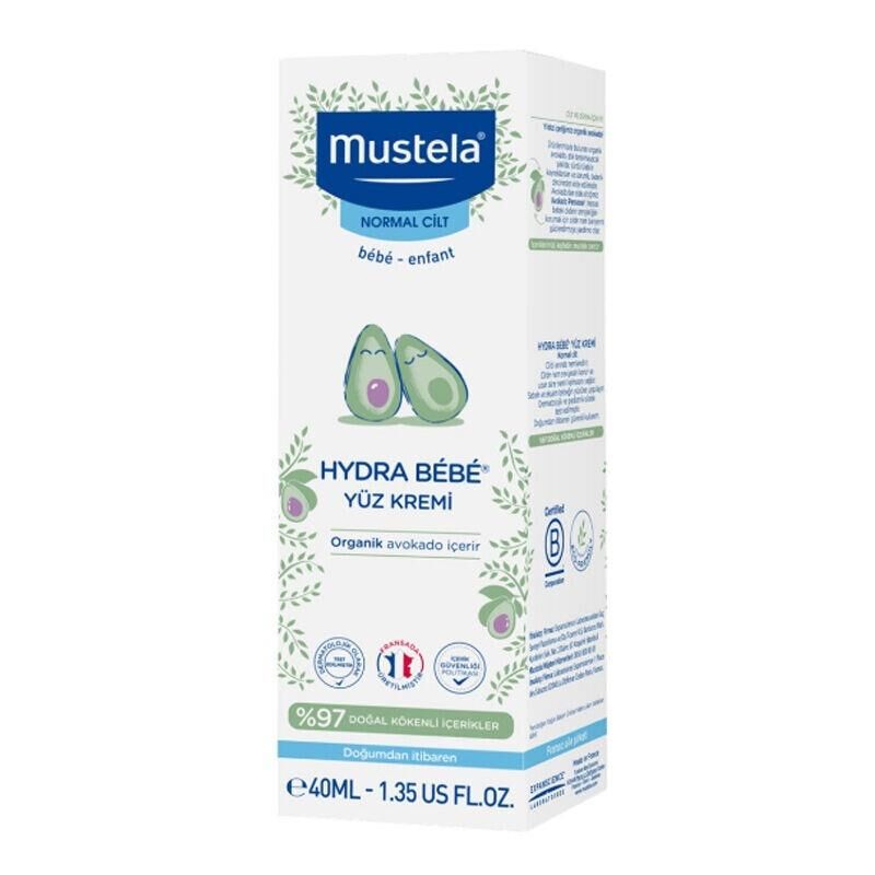 Mustela Hydra Bebe Face 40ml | Yüz Kremi