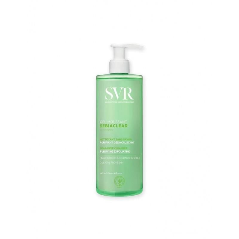 SVR Sebiaclear Foaming Gel 400ml| Yüz ve Vücut Temizleyici Jel