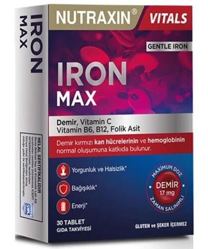 Nutraxin Iron Max 30 Tablet