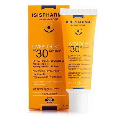 Isis Pharma Uveblock SPF30 Dry Touch Ultra Fluid 40ml