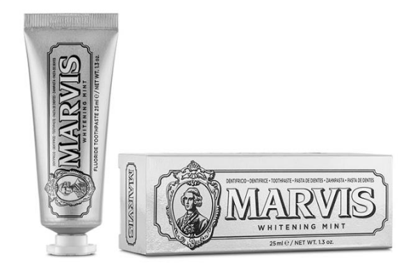 Marvis Diş Macunu Whitening Mint 25ml | Güçlü Beyazlık