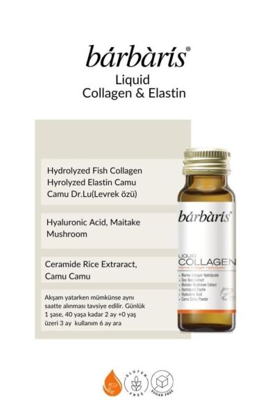 Barbaris Liquid Collagen Sıvı Kolajen 10x50 ml