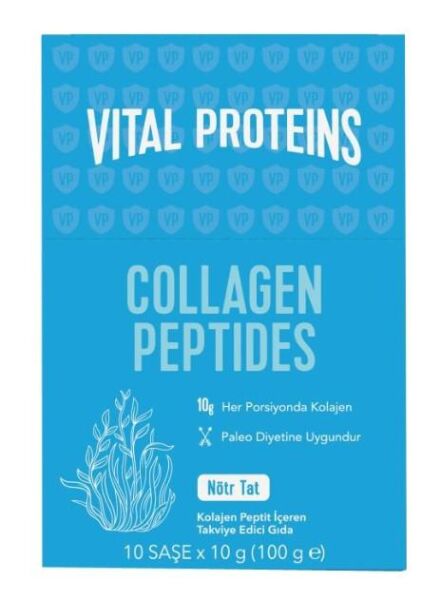 Vital Proteins Collagen Peptides Nötr Tat 10g x 10 Saşe