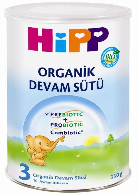 Hipp Combiotic Organik Bebek Sütü 3 350gr | 10-12 Ay Bebek Devam Sütü