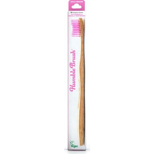 Humble Brush Adult Medium Bambu Diş Fırçası | Mor