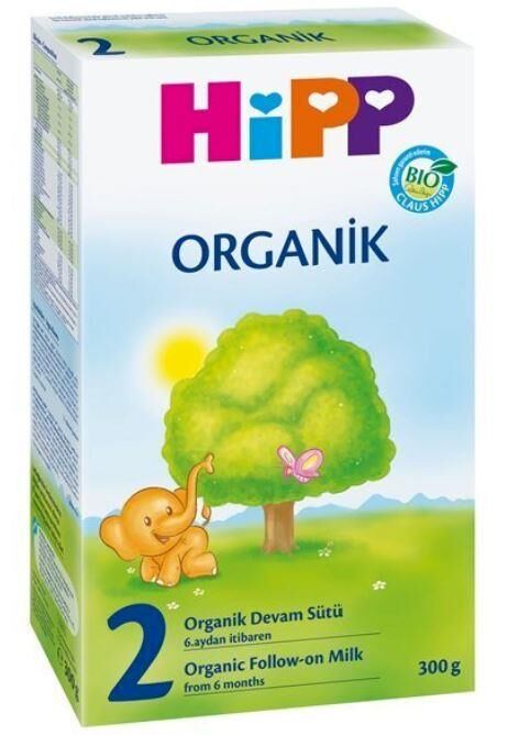 Hipp Organik Bebek Sütü 2 300gr | 6-10 Ay Bebek Devam Sütü