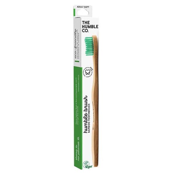 Humble Brush Adult Soft Bambu Diş Fırçası | Yeşil