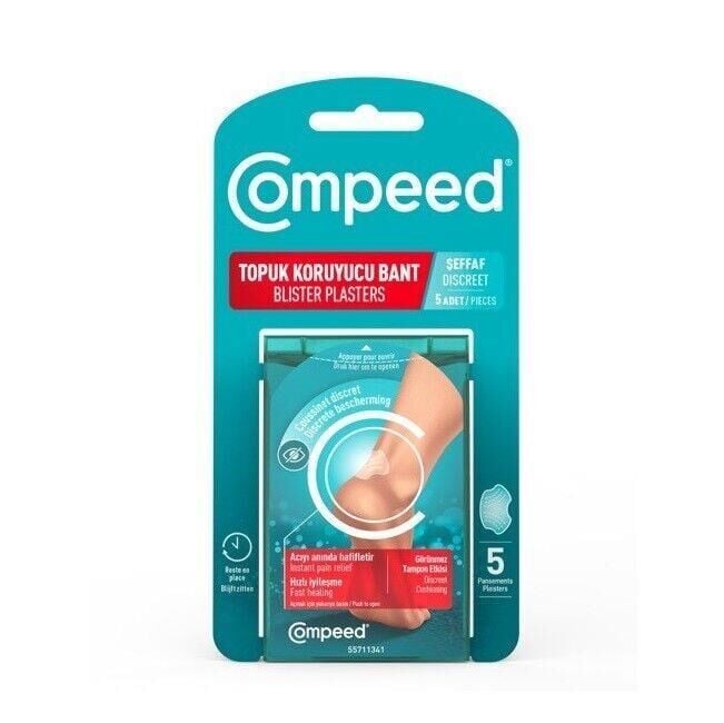 Compeed Topuk Koruyucu Bant Şeffaf 5 Adet