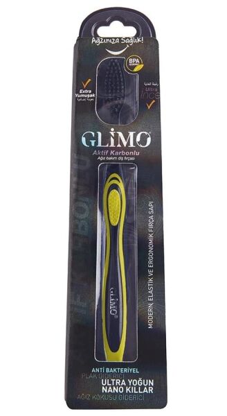 Glimo Aktif Karbonlu Ağız Bakım Diş Fırçası